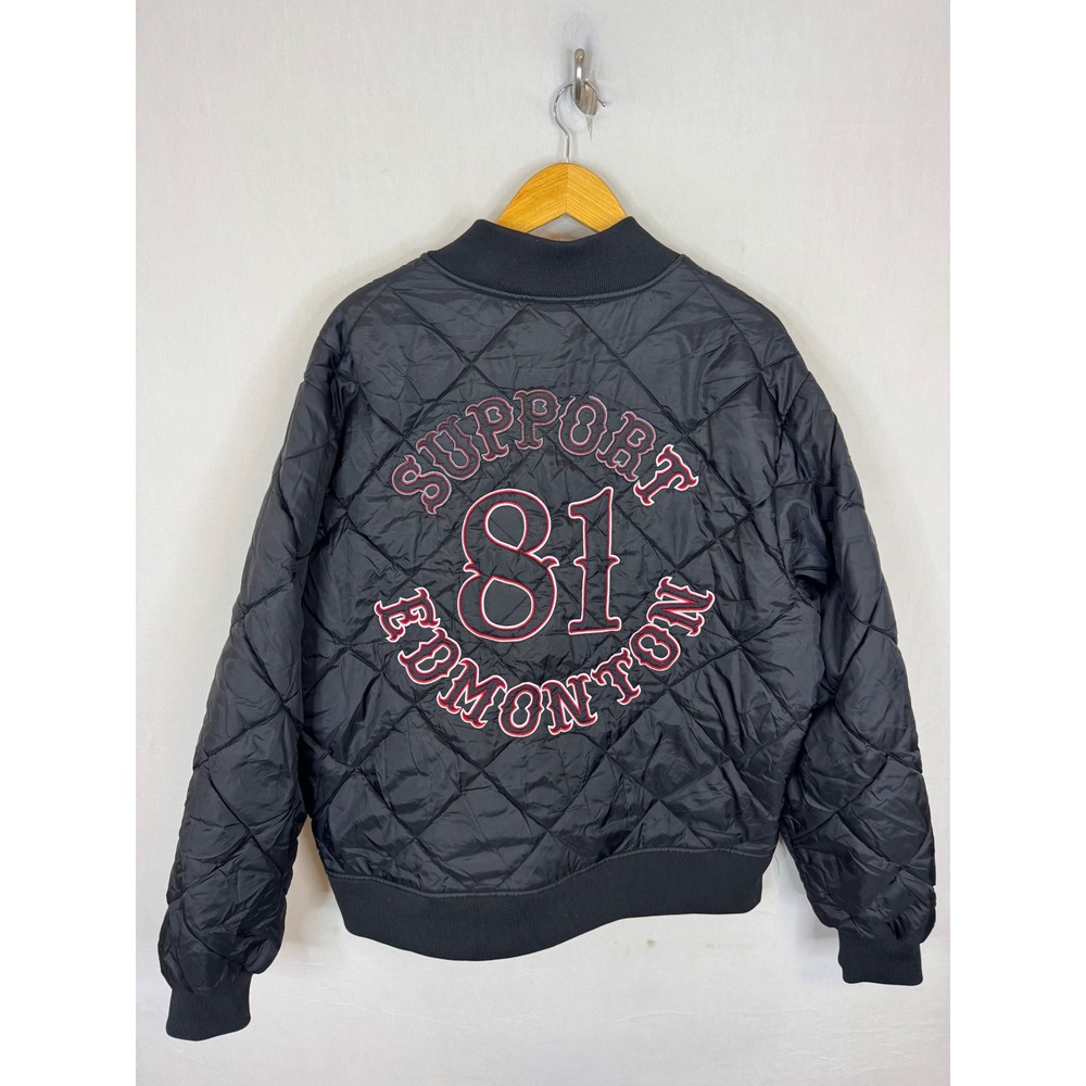 Dickies Support 81 Edmonton Quilted Bomber Jacket Black XL Outlaw